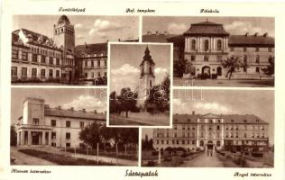 Sárospatak - 3 db városképes lap