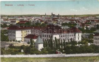 Sopron - 2 db régi magyar városképes lap