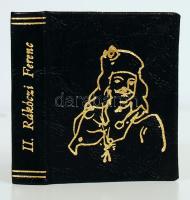 Csorba Csaba: II. Rákóczi Ferenc. Miskolc, 1985. Minikönyv, 129. számozott példány, készült 750 példányban, könyvárusi forgalomba nem került. Műbőr kötésben, jó állapotban.