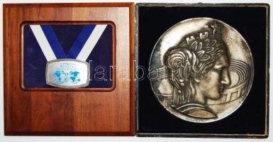 Dr. Sír József hagyatéka - fém emléklap Thaiföld Olimpiai Bizottságától + 1964. Tokyo-i Olimpia-dipl...