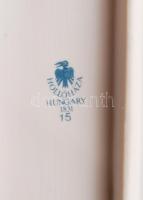 Hollóházi olvasónő. Bisquit porcelán, jelzett, hibátlan, m:35 cm