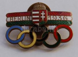 1936. Olimpiai kitűző / Abzeichen T:2