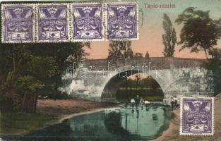 Tápiószele, kőhíd, Dobozy Sándor kiadása (fl)