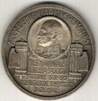 Olaszország/Italien 1932. Cremona Katonai Akadémia-Mussolini / Militärakademia Br ezüstözve / versilbert T:2