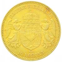 1907KB 10K Au "Ferenc József" Körmöcbánya (3.37g/0.900) T:2,2-
Hungary 1907KB 10 Korona Au...
