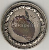 Olaszország/Italien 1932. Cremona Katonai Akadémia-Mussolini / Militärakademia Br ezüstözve / versil...