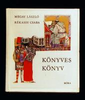Megay László: Könyves könyv. Rékassy Csaba rajzaival. Bp., Móra, 1977. Minikönyv, az 1976-ban megjelent hasonló című könyv kicsinyített mása. Kartonált papírkötésben, kihajtható műanyag védőtokkal, jó állapotban.