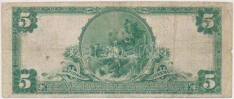 Amerikai Egyesült Államok/New York/Pine Bush Nemzeti Bank 1902. 5$ "Ben Harrison" T:III-
U...