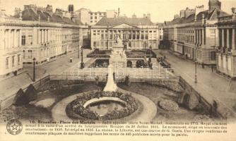 Brussels, Bruxelles; Place des Martyrs / square