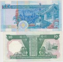 Hong Kong 1992. 10$ + 2003. 20$ T:II,I-
Hong Kong 1992. 10 Dollars + 2003. 20 Dollars C:XF,AU
Krause...