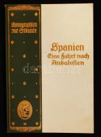 Schäfer, E[rnst]: Spanien. Eine fahrt nach Andalusien. Monographien zur Erdkunde 38. Bielefeld - Leipzig, 1928, Verlag von Velhagen & Klasing. Színes kihajtható térképmelléklettel. Papírkötés, jó állapotban.
