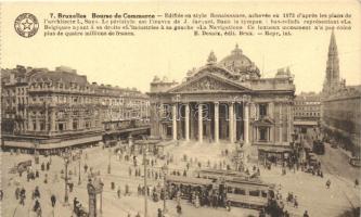 Brussels, Bruxelles; Bourse de Commerce / stock exchange, tram