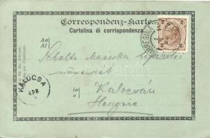1899 Nabrezina, Nabresina; Bahn-Restaurant, Viadukt / railroad restaurant, viaduct; floral