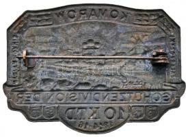 Osztrák-Magyar Monarchia 1914-1916. "10. Lovas Hadosztály Lövész Osztálya" horgany sapkaje...