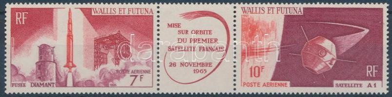 First French satellite in space stripe of 3, Első francia szatellit a világűrben hármascsík