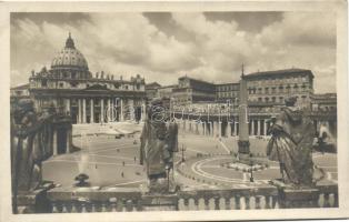 Rome, Roma; Piazza, Basilica di S. Pietro / square, cathedral