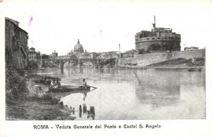 Rome, Roma; Ponte, Castel S. Angelo / bridge, castle