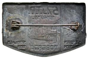 Osztrák-Magyar Monarchia 1914-1915. "57. Gyaloghadosztály 1914-1915" cink sapkajelvény hát...