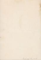 1937 Merényi Lea a Szentpál tánccsoport tagjának fellépésén, feliratozott fotó a Szentpál iskola arc...