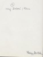 cca 1962-1963 Nagy Zoltán (Róma): Deszkakerítés, feliratozott vintage fotó, 24x18 cm