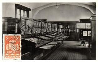 Budapest VII. Magyar királyi posta bélyegmúzeuma, belső So. Stpl