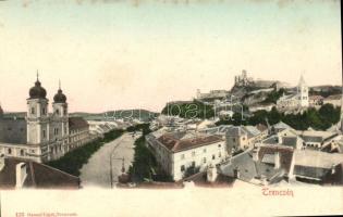 Trencsén, Jezsuita templom, kiadja Gansel Lipót / church (fl)