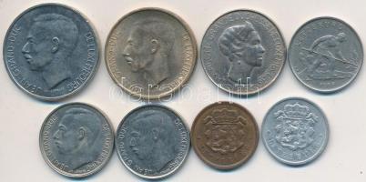 Luxemburg 1946-1986. 25c-20Fr (8klf) T:2-
Luxembourg 1946-1986. 25 Centimes - 20 Francs (8xdiff) C:V...