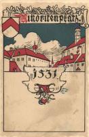 1899 Vienna, Wien; Minoritenplatz 1531 / square