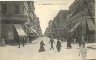 Alexandria, Rosette street, shops of Lloyd and Otto Huber