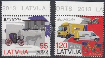 Europa CEPT Postai járművek ívszéli, Europa CEPT Postal vehicles margin