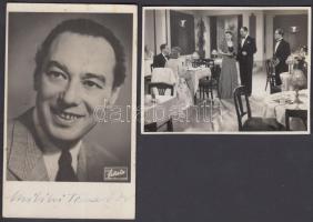 1948 Bilicsi Tivadar színész dedikált fotólap + filmfotó