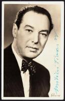 1942 Bilicsi Tivadar színész dedikált fotólap