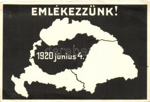 Emlékezzünk! 1920. június 4. Magyar Nemzeti Szövetség / Hungarian irredenta, Hungarian National Association (fa)