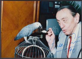 Kibédi Ervin színművész dedikált fotó. Karsai Sándor fotója 18x12 cm