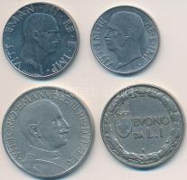 Olaszország 1924R 1L + 2L + 1941R 20c + 50c T:2,2-
Italy 1924R 1 Lira + 2 Lire + 1941R 20 Centesimi ...