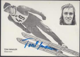 Toni Innauer osztrák síugró aláírt fotója / Austrian skier autograph signed photo