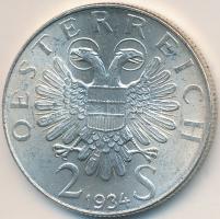 Ausztria 1934. 2Sch Ag "Dollfuss" T:2
Austria 1934. 2 Schilling Ag "Dollfuss" C:...