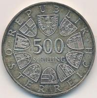 Ausztria 1985. 500Sch Ag "2000 éves Bregenz" dísztokban T:BU Austria 1985. 500 Schilling Ag "2000th Anniversary - Bregenz" in case C:BU