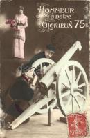 Soldiers with cannon