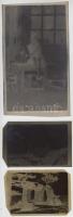 cca 1920 Ausztriai kirándulás 15 db nagyrészt városképes fotó negatívokkal / Austrian town view nega...
