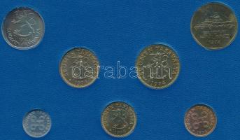Finnország 1974. 1p-5M 7klf darab szettben, eredeti plasztiktokban T:UNC 
Finland 1974. 1 penni - 5 ...