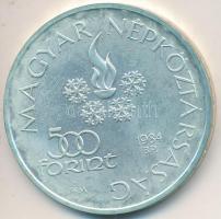 1984. 500Ft Ag "Sarajevoi Téli Olimpia" T:BU Eredeti tokban, tanúsítvánnyal! Adamo EM76