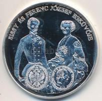 DN "A magyar pénz krónikája - Sissy és Ferenc József esküvője" Ag emlékérem (20g/0.999/38,...