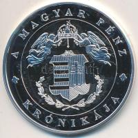 DN "A magyar pénz krónikája - Búcsú a forinttól" Ag emlékérem, (20g/0.999/38,61mm) T:PP