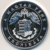 DN "A magyar pénz krónikája - Hunyadiak kora" Ag emlékérem (20g/0.999/38,61mm) T:PP