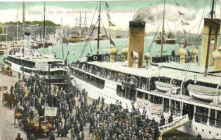 Szczecin, Stettin; steamship, departure place (EB)