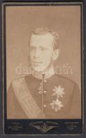 cca 1870 Rudolf osztrák koronaherceg keményhétú fotója / Photo of Rudolph prince of Austria