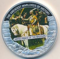 Libéria 2009. 5$ ezüstözött Cu "Nagy Hadvezérek / Árpád fejedelem" T:PP
Liberia 2009. 5 Do...