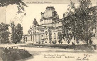 Budapest XIII. Margitszigeti fürdőház, kiadja Divald Károly