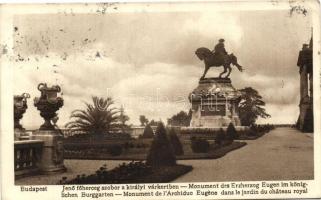 Budapest I. Királyi várkert, Jenő főherceg szobor (fa)